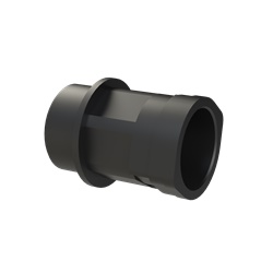Fitting Smart Line diritto PA6 M25 NW17 IP66 nero per installazioni elettriche professionali