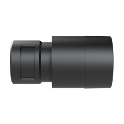 Adattatore guaina poliammide 6 nero riduzione tubi corrugati DN23-DN12 IP66 impianti elettrici