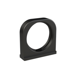 Fascetta completa DN48 PA6 nera per fissaggi elettrici resistenti e durevoli