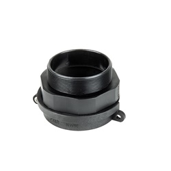 Raccordo Jumbo DN56 M63 PA6 nero IP65 per impianti elettrici industriali