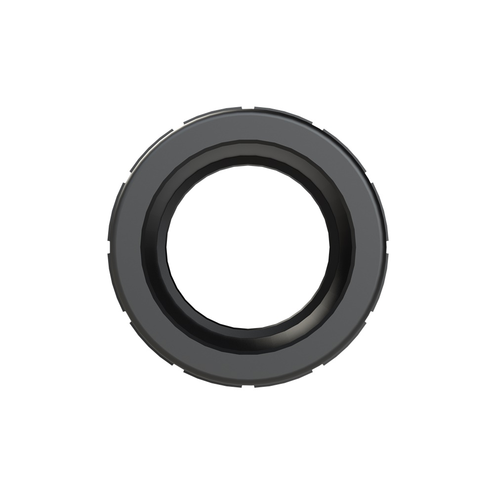 Raccordo militare DN23 filettatura UNEF 1-7/16-18 PA6 nero IP68 per impianti elettrici industriali