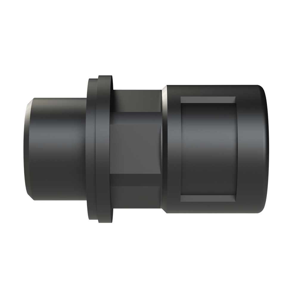 Raccordo PA6 DN10 filettatura M16 IP68 per impianti elettrici industriali nero