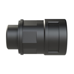 Raccordo DN17 M20 Poliammide 6 Nero IP68 per Impianti Elettrici Industriali
