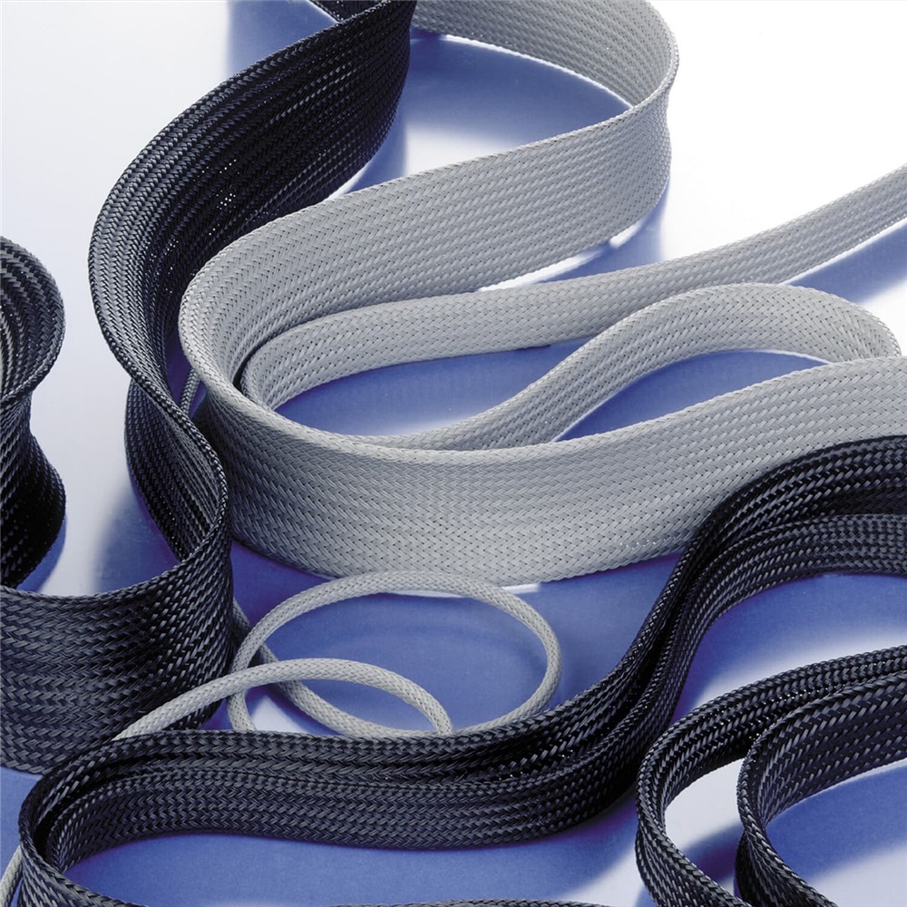 Calza trecciata poliammide 6,6 DN20-26 protezione cavi elettrici flessibile resistente