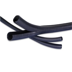 Guaina divisibile DN26 poliammide 6 nera resistente per protezione cavi elettrici