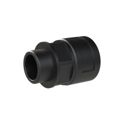 Raccordo PA6 M25 IP66 per tubi corrugati DN23 resistente polvere acqua
