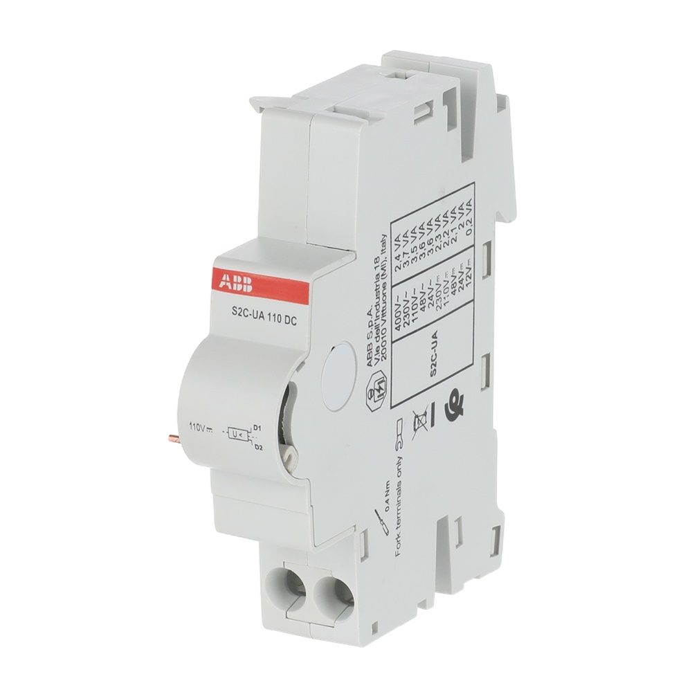 Bobina minima tensione S2C-UA 110V DC protezione sovratensioni per interruttori serie S200, F200, DS200