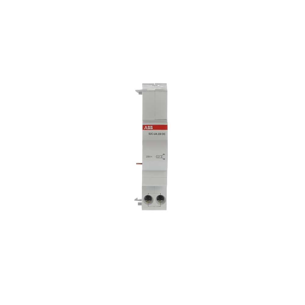 Bobina minima tensione 230 V DC compatta sicura per protezione circuiti industriali