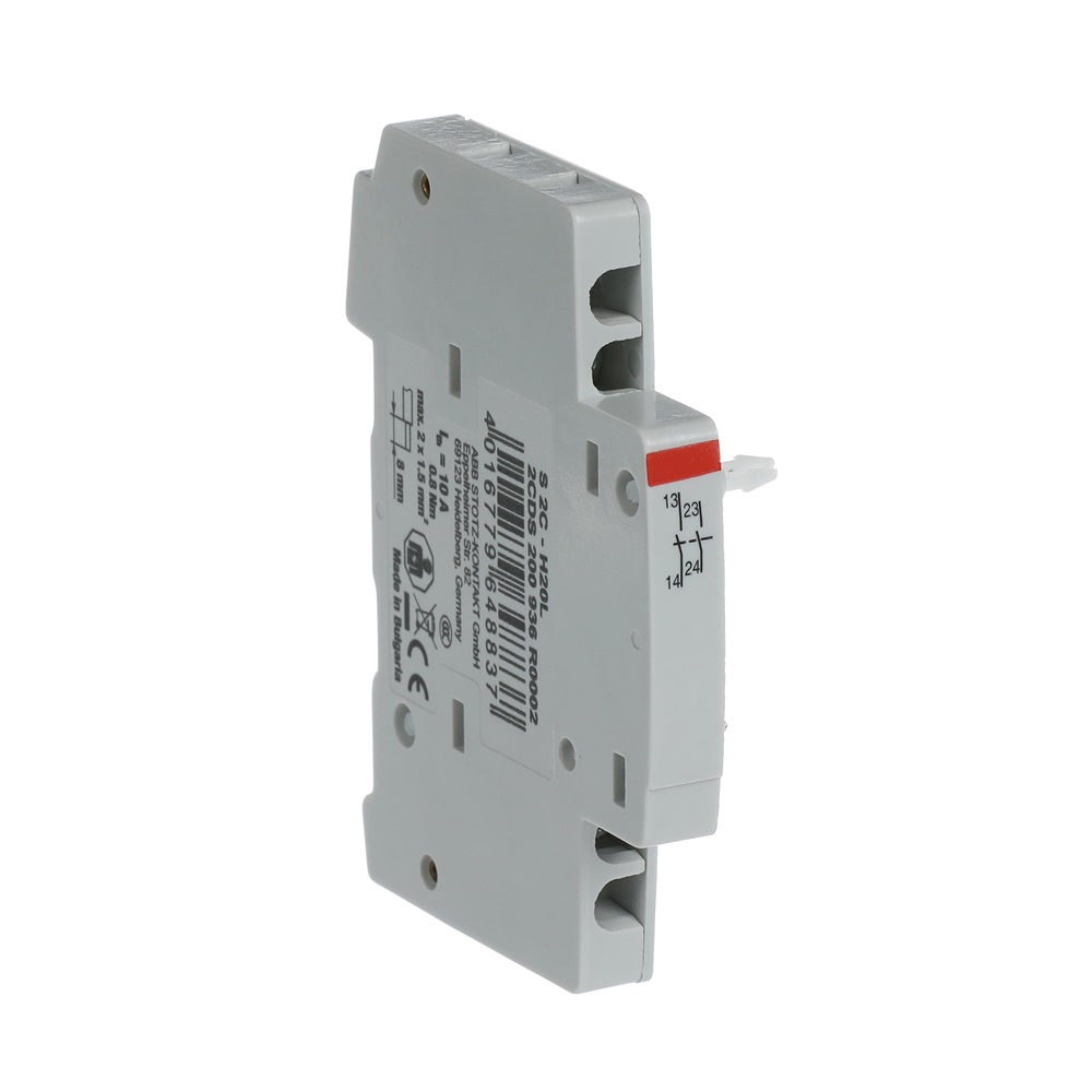 Contatto ausiliario 2NO S2C-H20L montaggio sinistro per interruttori serie S 200