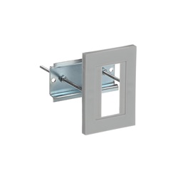 Flangia retroquadro ME 1 modulo IP40 per installazioni elettriche modulari