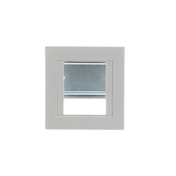 Flangia retroquadro 2 moduli IP40 per fissaggio scheda posteriore ELKU 931 8
