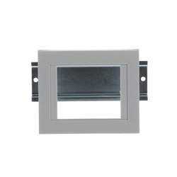 Flangia retro quadro 3 moduli IP40 fissaggio pannello posteriore ELKU 932 6