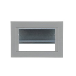 Flangia retro quadro 4 moduli IP40 fissaggio scheda posteriore ELKU 933 4