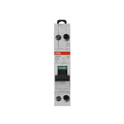 Interruttore automatico modulare SN201 1P+N 2A tipo C 6kA protezione circuiti elettrici
