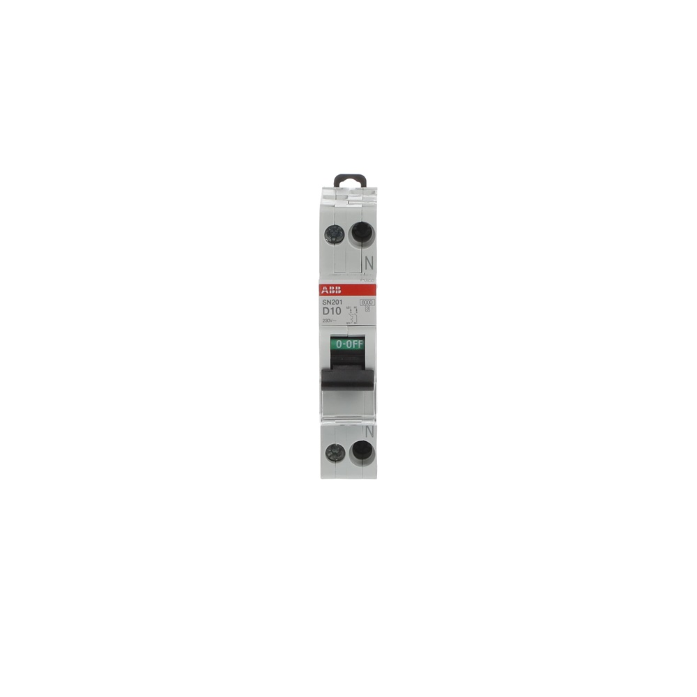 Interruttore automatico magnetotermico SN201 1P+N 10A D 6kA 230V protezione circuiti
