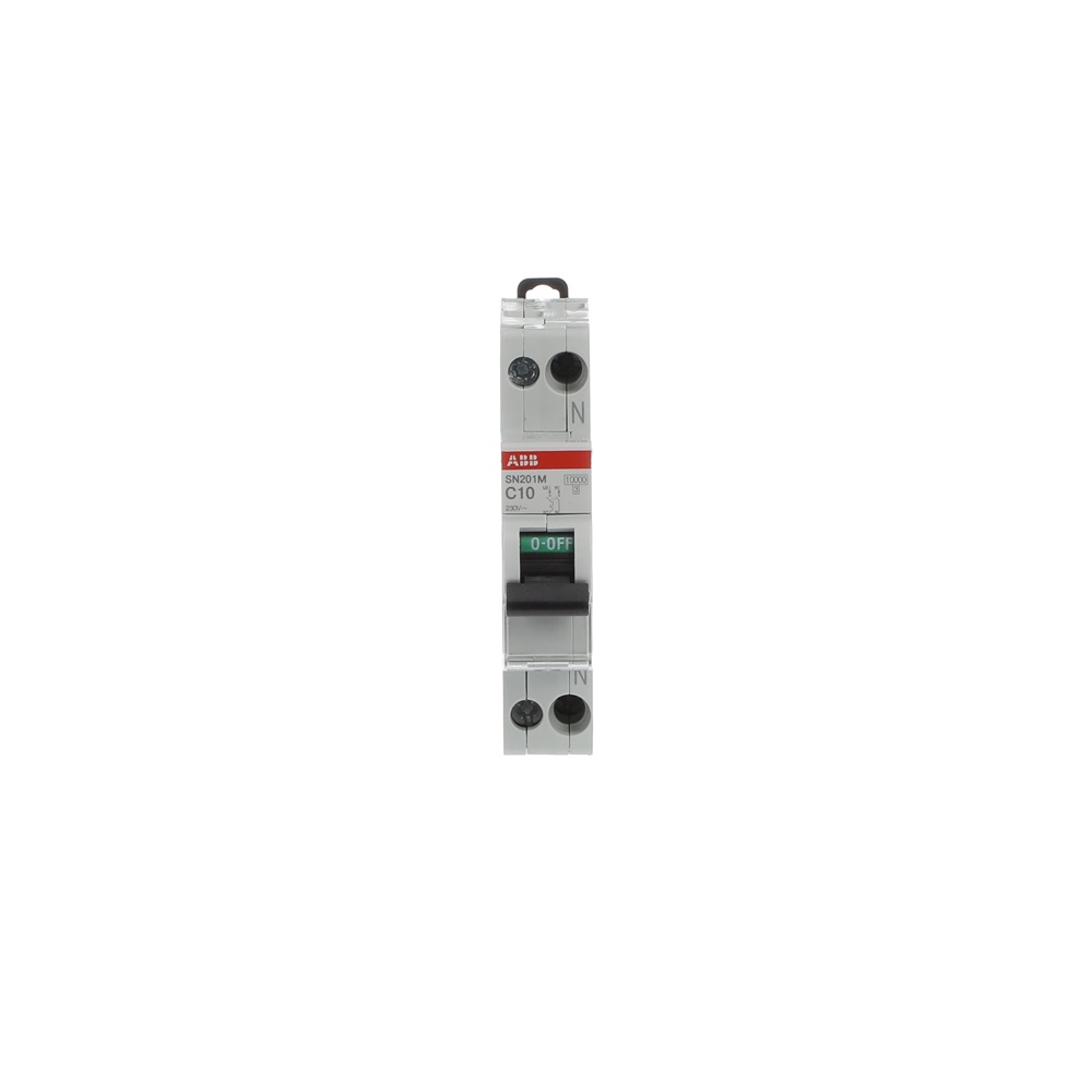 Interruttore automatico magnetotermico SN201M 1P+N 10A C 10kA 230V protezione circuiti