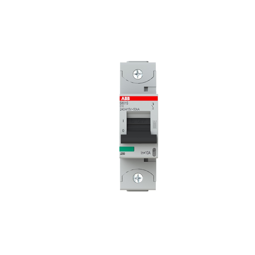 Interruttore automatico unipolare S801S-C10 10A C10 alta prestazione uso residenziale industriale commerciale