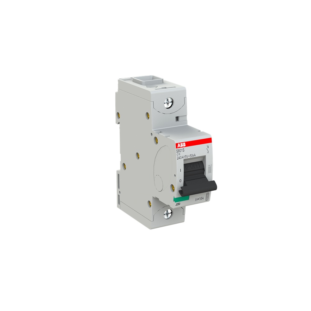 Interruttore automatico 1 polo S801S-C16 16A C-caratteristica alta prestazione uso residenziale commerciale industriale