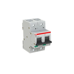 Interruttore automatico bipolare S802S-C10 10A C10 protezione sovraccarico corto circuito uso residenziale industriale