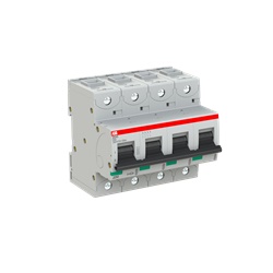 Interruttore automatico 4 poli S804S-C63 63A C curva alta prestazione uso residenziale industriale