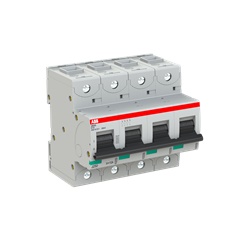 Interruttore automatico 4 poli S804S-D10 10A alta prestazione uso residenziale industriale