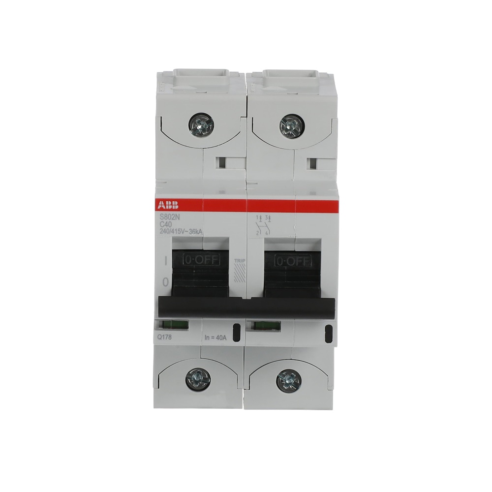 Interruttore automatico 2 poli S802N-C40 40A C-curve protezione sovraccarico corto circuito uso residenziale industriale