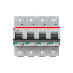 Interruttore automatico 4 poli S804N-C16 16A C-caratteristica alta prestazione uso residenziale industriale