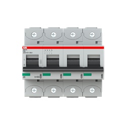Interruttore automatico 4 poli C40 40A limite corrente uso residenziale industriale