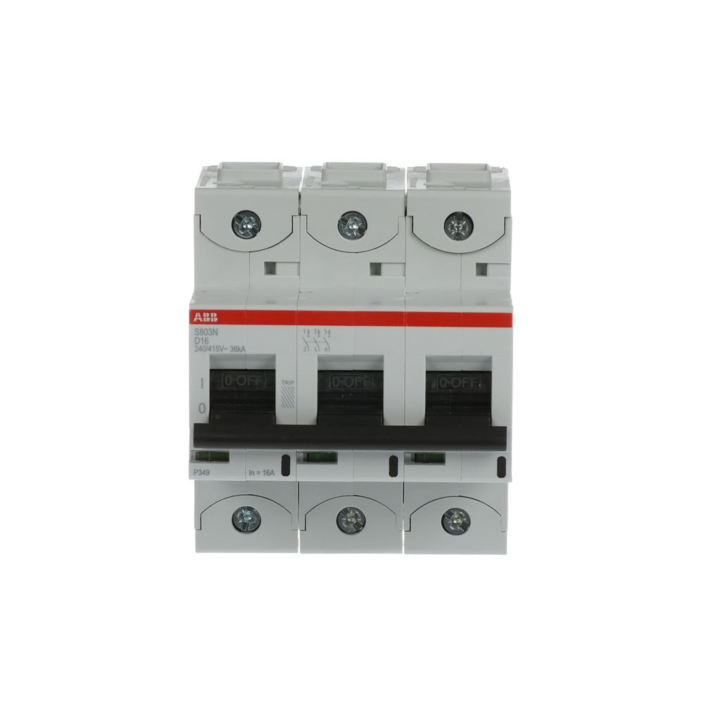 Interruttore automatico 3 poli D16 16A 36kA alta prestazione uso residenziale industriale