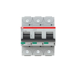 Interruttore automatico 3 poli D-Characteristic 50A 36kA protezione sovraccarico cortocircuito uso residenziale commerciale industriale