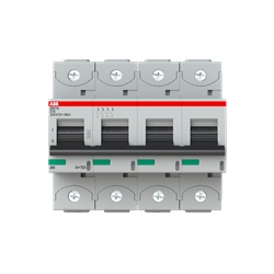 Interruttore automatico S804N-D16 4 poli 16A D-Characteristic uso residenziale industriale