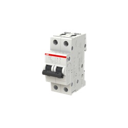 Interruttore automatico Miniature Circuit Breaker S200 2P 8A curva C 6kA uso residenziale e industriale