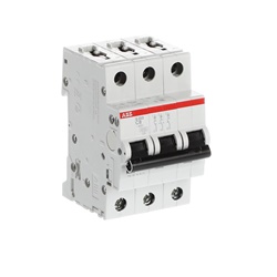 Interruttore Automatico Miniatura S200 3P 8A Curva C 6kA AC Uso Residenziale Industriale