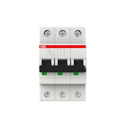 Interruttore Automatico Miniature Circuit Breaker S200 3P 10A B 6kA uso residenziale e industriale