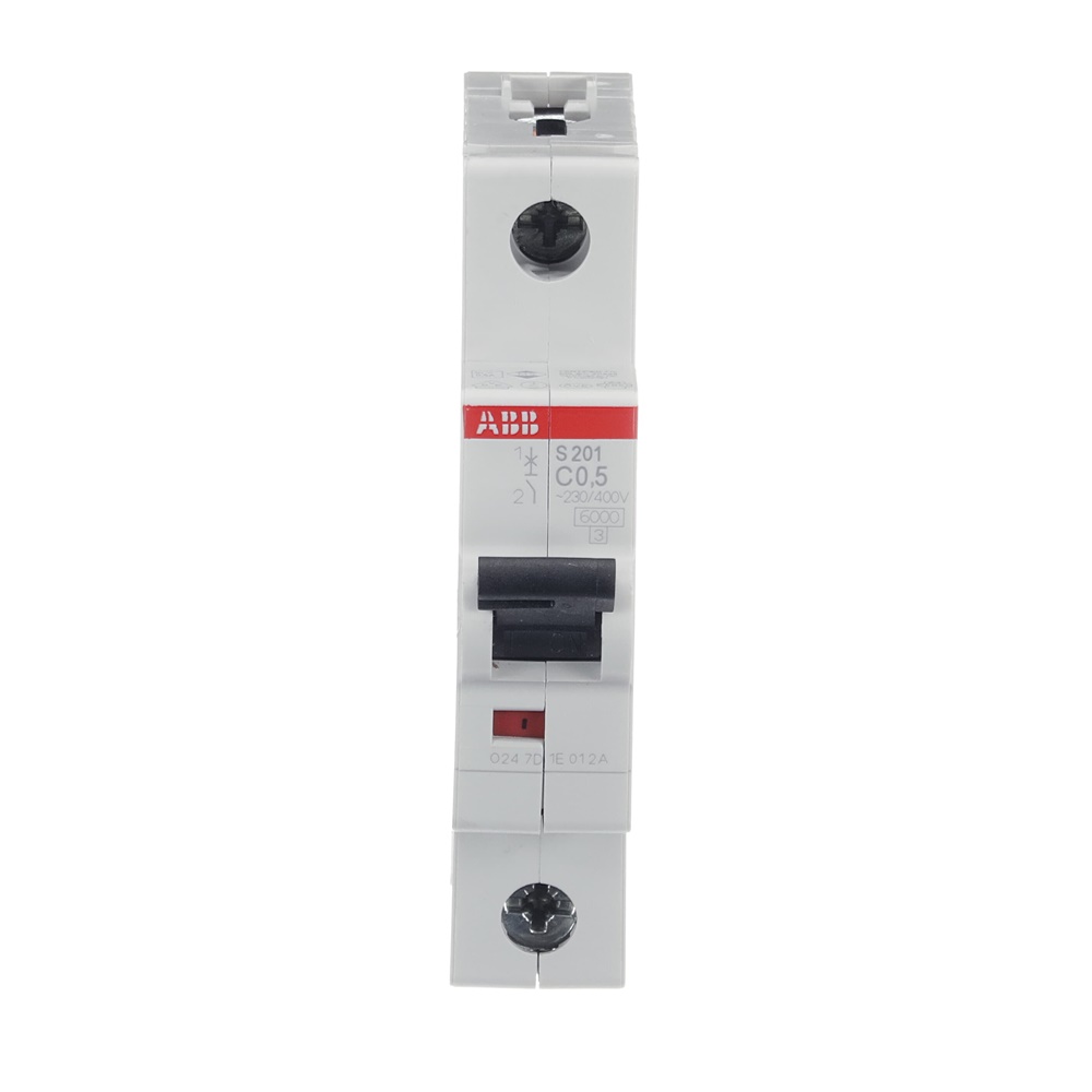 Interruttore Automatico Miniatura S200 1P 0,5A Curva C 6kA per Uso Residenziale e Industriale