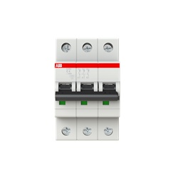 Interruttore automatico S200 3P 4A caratteristica C 6kA uso residenziale industriale