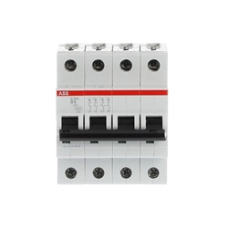 Interruttore Automatico Miniatura S200 4P 6A B 6kA Uso Residenziale Industriale