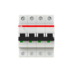Interruttore Automatico Miniatura S200 4P 20A B 6kA per Applicazioni Residenziali e Industriali