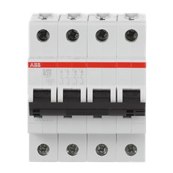 Interruttore Automatico Miniatura S200 4P 25A B 6kA Uso Residenziale e Industriale