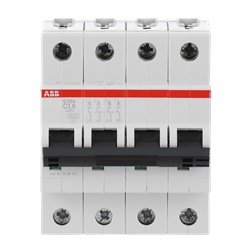 Interruttore Automatico Miniatura S200 4P 1,6A Curva C 6kA AC uso Residenziale Commerciale Industriale