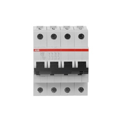 Interruttore Automatico Miniatura S200 4P 13A C 6kA per Uso Residenziale e Industriale