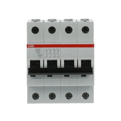 Interruttore automatico Miniature Circuit Breaker S200 4P 20A C 6kA uso residenziale industriale