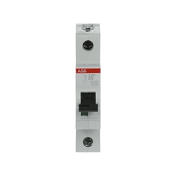 Interruttore Automatico Miniatura S200 1P 6A D 6kA per Uso Residenziale e Industriale