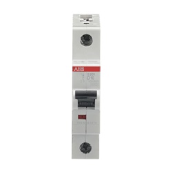 Interruttore automatico Miniatura S200 1P 10A caratteristica D 6kA uso civile e industriale