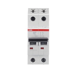Interruttore Automatico Miniatura S200 2P 4A Caratteristica D 6kA Uso Residenziale Industriale