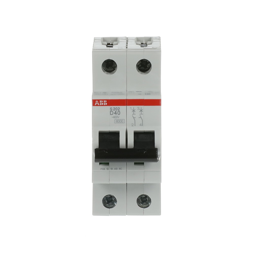 Interruttore Automatico Miniature Circuit Breaker S200 2P 40A D 6kA Uso Residenziale Industriale