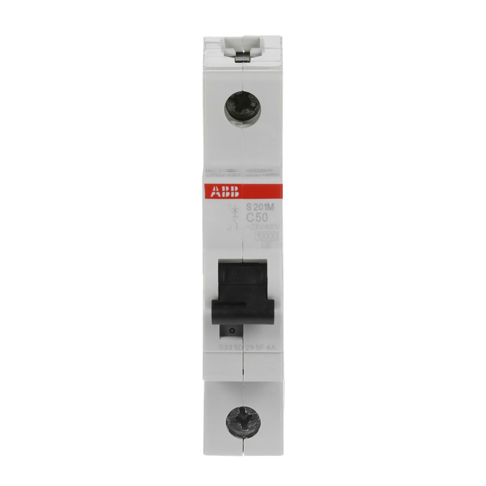 Interruttore Automatico Miniatura S200M 1P 50A Curva C 10kA AC uso residenziale e industriale