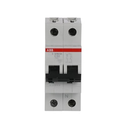 Interruttore Automatico Miniatura S200M 1P+N 50A Curva C 10kA Uso Residenziale Industriale