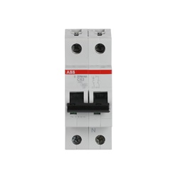 Interruttore Automatico Miniatura S200M 1P+N 63A Curva C 10kA Uso Residenziale Industriale