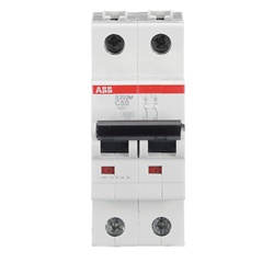 Interruttore Automatico Miniatura S200M 2P 50A Tipo C 10kA Uso Residenziale Industriale